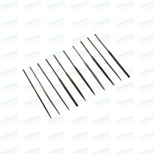10-Pieces Fine Cut Needle File Set in Assorted Shapes (3mm x 140mm)