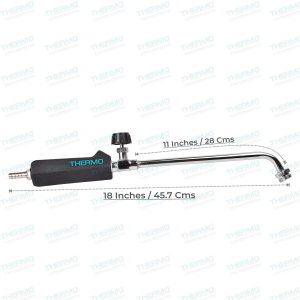 THERMO 45 cm // 17.7 inch LPG Flamethrower with Burner – Made of Brass – Made in BHARAT