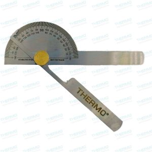 Mini Protractor – 0-180° Adjustable Angle Ruler with Precision Screw Scale – Made in Bharat